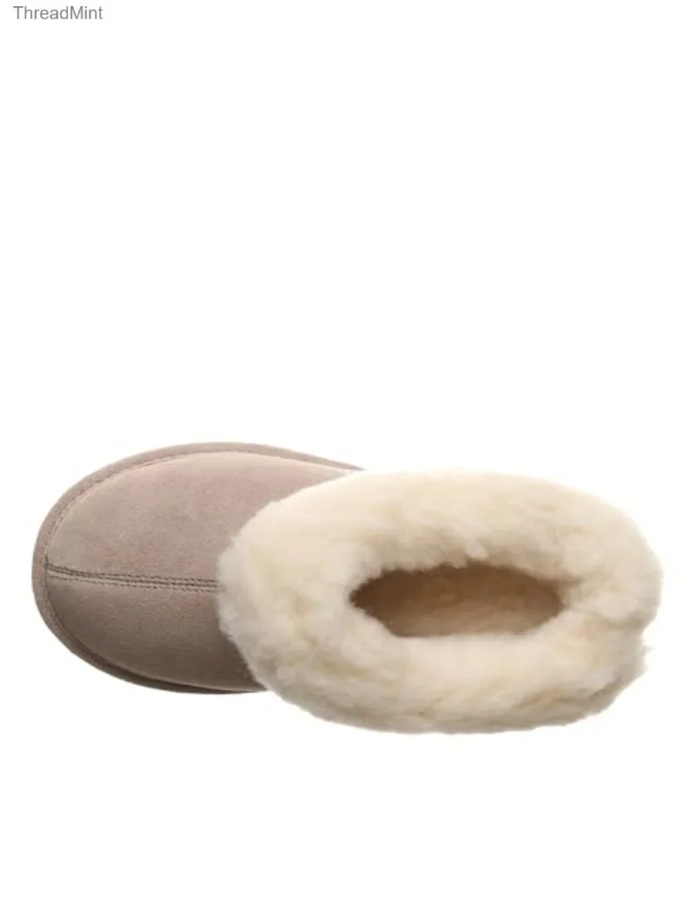 Girls Wool Blend Suede Bootie Slippers Water Repellent Pull-On